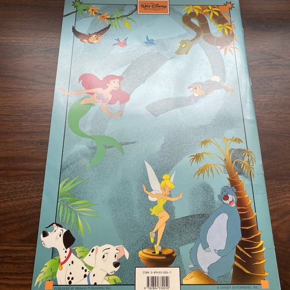 THE JUNGLE BOOK Jumbo Illustrated Disney Vintage Classic Fairy Tale Story Mowgli - Picture 4 of 4